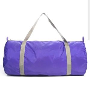 American Apparel Purple Small Nylon Duffle Bag